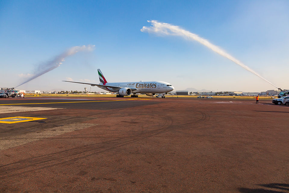 Emirates Mexico City'ye İniş Yaptı