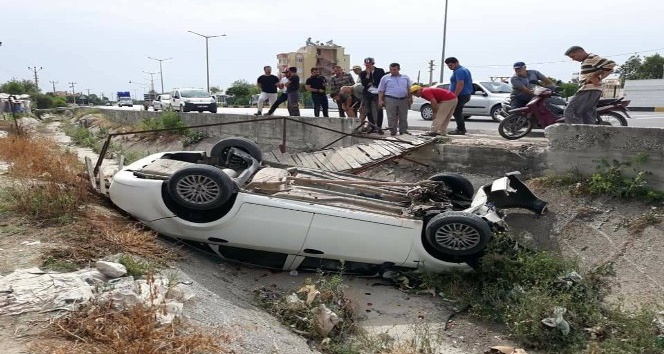 Demre’de trafik kazası: 1 yaralı