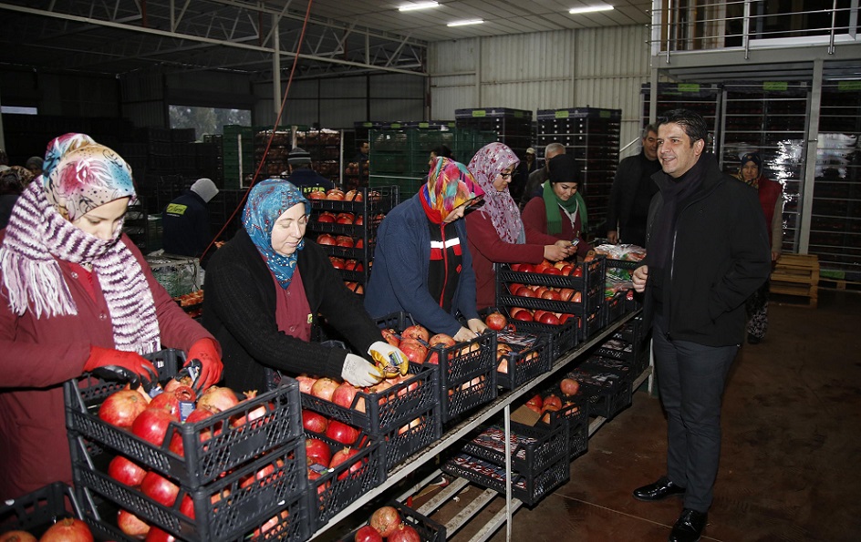 Başkan Genç, Nar işçileriyle buluştu