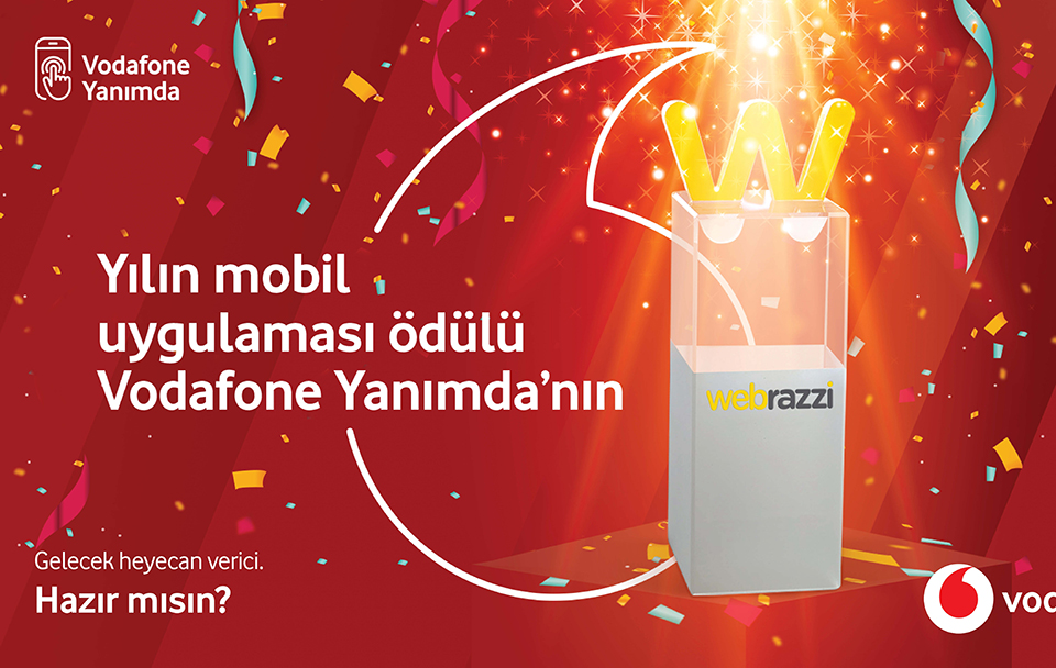 ​VODAFONE YANIMDA’YA “YILIN MOBİL UYGULAMASI” ÖDÜLÜ