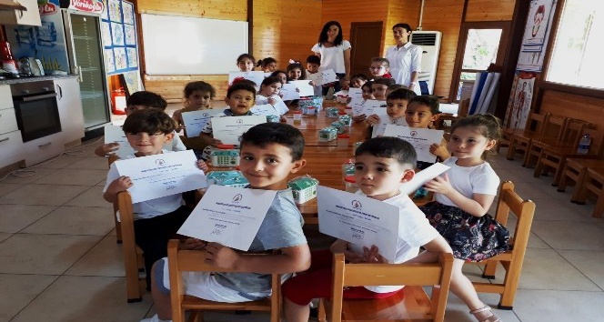Antalya’da miniklere hijyen eğitimi