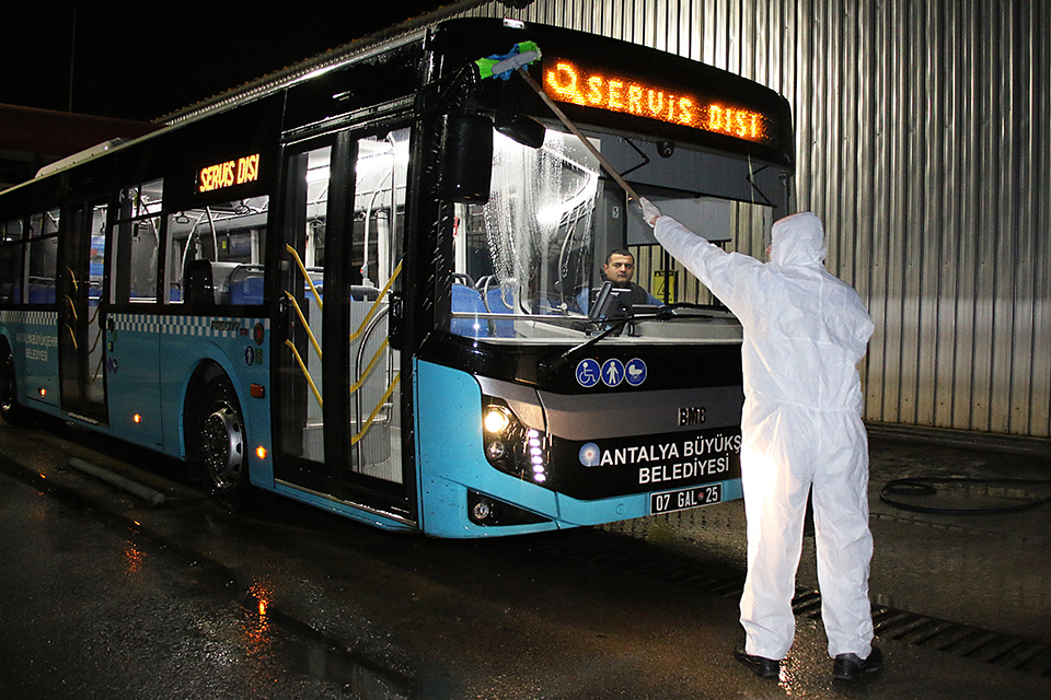 Antalya'da toplu ulaşımda yeni önlemler devrede