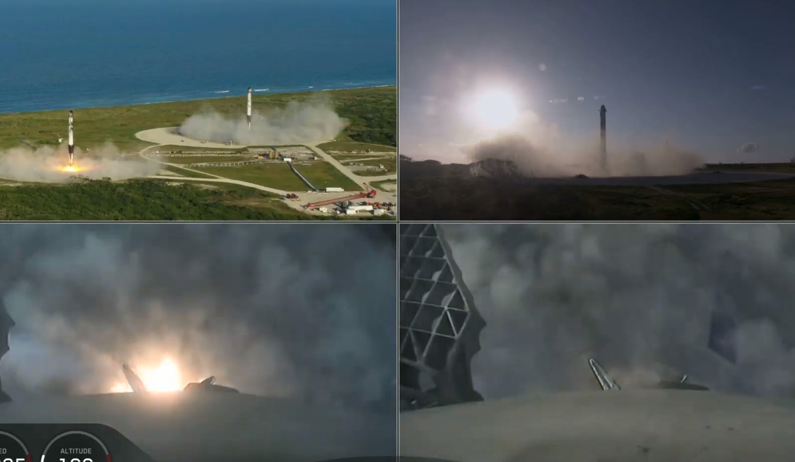 SpaceX Tarih Yazdı: Falcon Heavy, Başarılı Fırlatma Sonrası 3 Roketiyle Dünya’ya İniş Yaptı