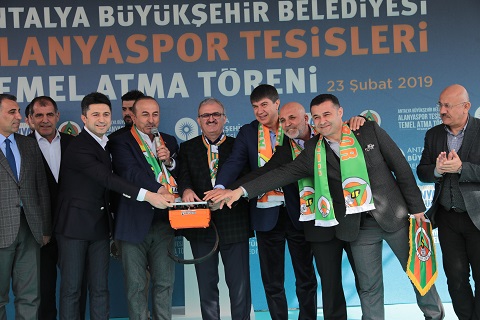 Alanyaspor Tesisleri’nin temeli törenle atıldı