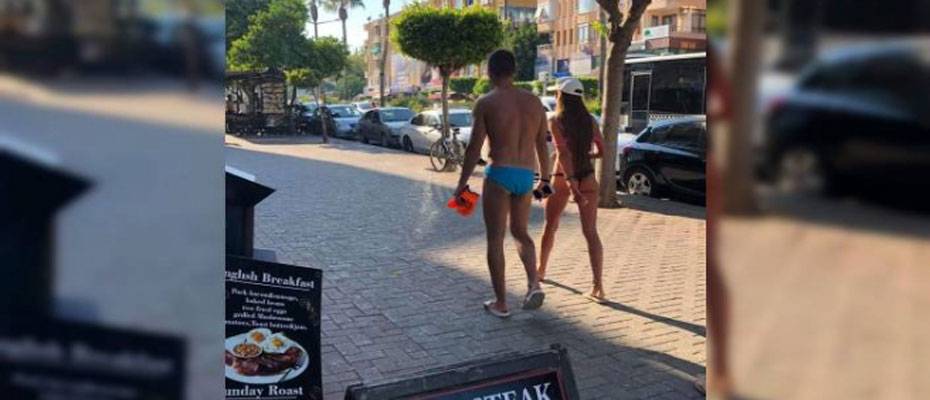 Alanya esnafının 'çıplak turist' isyanı